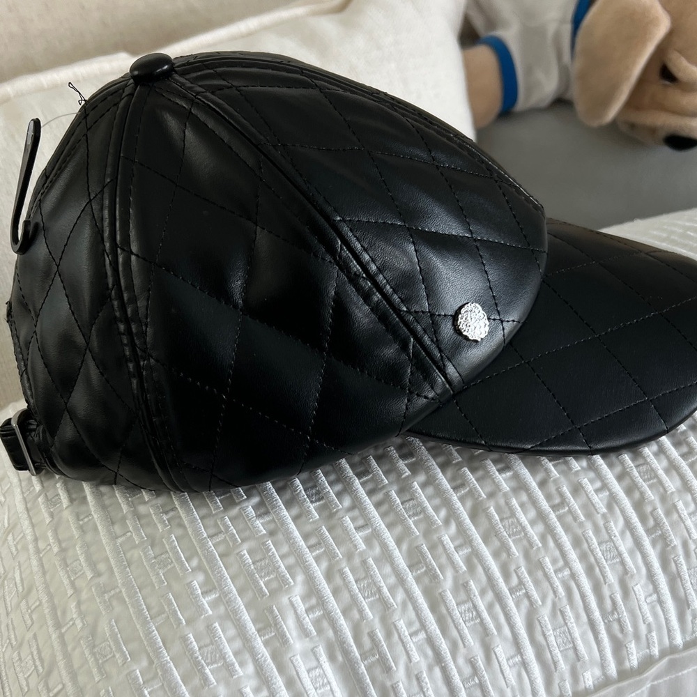 Vince Camuto Black Vegan Leather Accessory